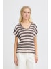 b. young Kurzarm-Bluse BYSIMOA Regular fit in FRENCH ROAST STRIPE