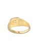 Elli Ring 925 Sterling Silber Siegelring in Gold