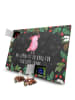Mr. & Mrs. Panda Tee Adventskalender Axolotl Glücklich mit Spruch in Kreidetafel