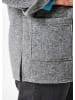 GOLDNER Lässige Wolljacke mit Hemdkragen in grau