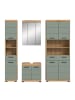 ebuy24 Badmöbelset Scout Staubgrün 186 x 34 cm