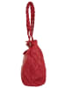 Samantha Look Shopper echt Leder in rot