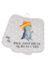 Mr. & Mrs. Panda Topflappen Axolotl Tequila mit Spruch in Grau Pastell