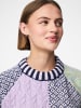 Pieces Pullover 'REMIX' Lila