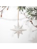 like. by Villeroy & Boch 6er Set Ornamente Stern Winter Glow beige in beige