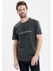 Cruz T-Shirt Tommy in 1011 Dark Grey Melange