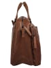 SPIKES & SPARROW Reisetasche echt Leder in cognac
