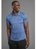 Bruno Banani Poloshirt in blau meliert
