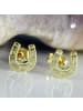 Gallay Ohrstecker Ohrring 6x6mm Hufeisen glänzend 9Kt GOLD in gold