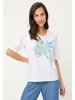 Olsen T-Shirt Hannah in weiß blau