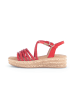 Gabor Fashion Plateau Sandalen in rot