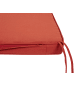 Beliani Auflagen SOVANA in Rot - (W) 148 x (H) 5 x (L) 45 cm