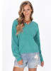 IZIA Sweater in turquoise