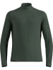 Odlo Longsleeve "Midlayer 1/2 Zip Essential Light" in Grau