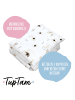 TupTam Kinder Bettdecken Set Gemustert in beige