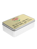 Mr. & Mrs. Panda Metalldose Hummel Blume mit Spruch in Gelb Pastell