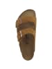 Birkenstock Sandale Arizona Veloursleder normal in hellbraun