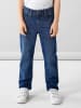 name it Straight Leg Denim Jeans mit verstellbarem Bund NKMSILAS in Dunkelblau