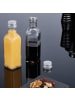relaxdays 16 x kleine Flaschen in Transparent/ Silber - 100 ml