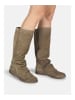 Felmini Wide Fit Stiefel in Hellbraun