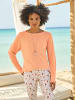 Heine Rundhalspullover in apricot
