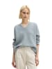 Marc O'Polo V-Neck-Strickpullover loose in Glacial Blue