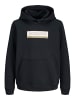 JACK & JONES Junior Kapuzenpullover in Black