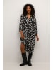 Kaffe Kleid KAamber Regular fit in Black/Turtledove Flower Print