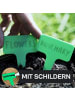 Praknu Hochbeet Pflanzsack 70L - 3-STK Vliesstoff - 3 Schilder - Beschriften