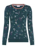 Kangaroos Langarmshirt in petrol-bunt