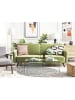 Beliani 3-Sitzer Sofa SENJA in Grün/Braun - (W) 198 x (H) 87 x (L) 95 cm