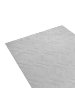 Beliani Kurzflor KEVIREL in Grau - (W) 160 x (L) 160 cm