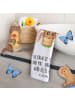 Mr. & Mrs. Panda Frotteehandtuch Spinne Agathe Sandwich mit Spruch in Weiß