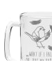 Mr. & Mrs. Panda Glasseidel Rotkehlchen Federn mit Spruch in Transparent