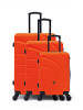 Les P´tites Bombes 3 tlg. Kofferset SERENA in Orange (95L/64L/37L)