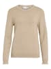Vila Strickpullover in Natural Melange
