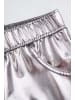 Coccodrillo Leggings mit langem Hosenbein in silbern