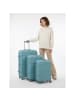 Franky London 4 Rollen Kofferset 3-teilig mit Dehnfalte mint green