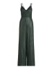 Vera Mont Jumpsuit mit Glanzeffekt in Dark Green/Grey