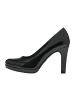 Tamaris Pumps mit Lederabsatz Schwarz