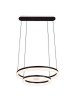 näve LED Pendelleuchte "CIRCULO" in schwarz - EEK G