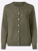 Sieh an! Strickjacke in khaki