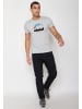 GreenBomb T-Shirt Nature Forest Happy in Heidekraut Grau