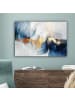 OnlyWow Leinwand Bilder Abstrakt gold