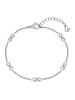 Glanzstücke München Armband Infinity aus Edelstahl in silber