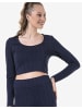 Cipo & Baxx Top & Leggings WLR142 in NAVYBLUE