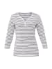 Finn Flare Langarmshirt Streifen in white