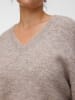 Vero Moda Strickpullover in Silver Mink