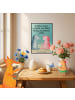 Mr. & Mrs. Panda Poster Axolotl Liebe Design mit Spruch in Weiß