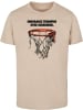 Mister Tee T-Shirt "Triumph Over Surrender Tee" in Beige